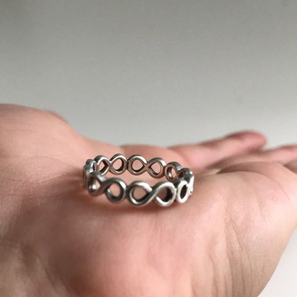 Pandora Infinity Ring ONLY 1 Size LEFT 56 = USA Size 7.5 - Picture 2 of 3